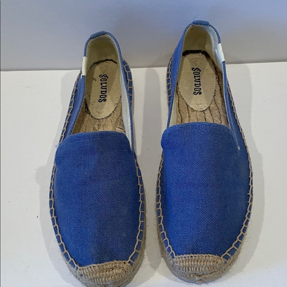 Soludos Denim Blue Espadrille Flats